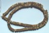 16 inch strand of 4x4mm Picture Jasper Cubes
